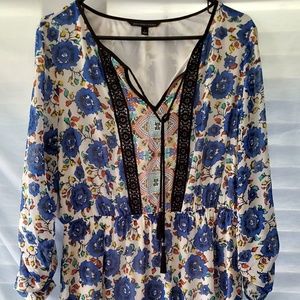 Waist defined Praire style dress